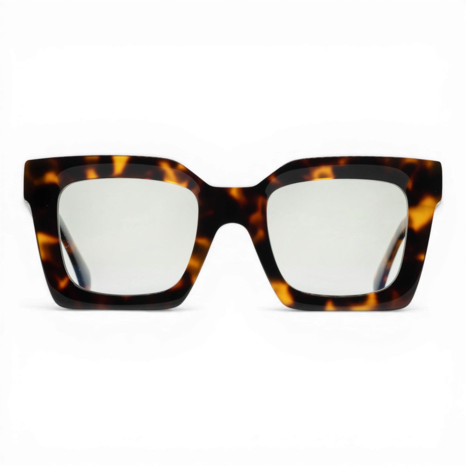 tortoise oversized square glasses