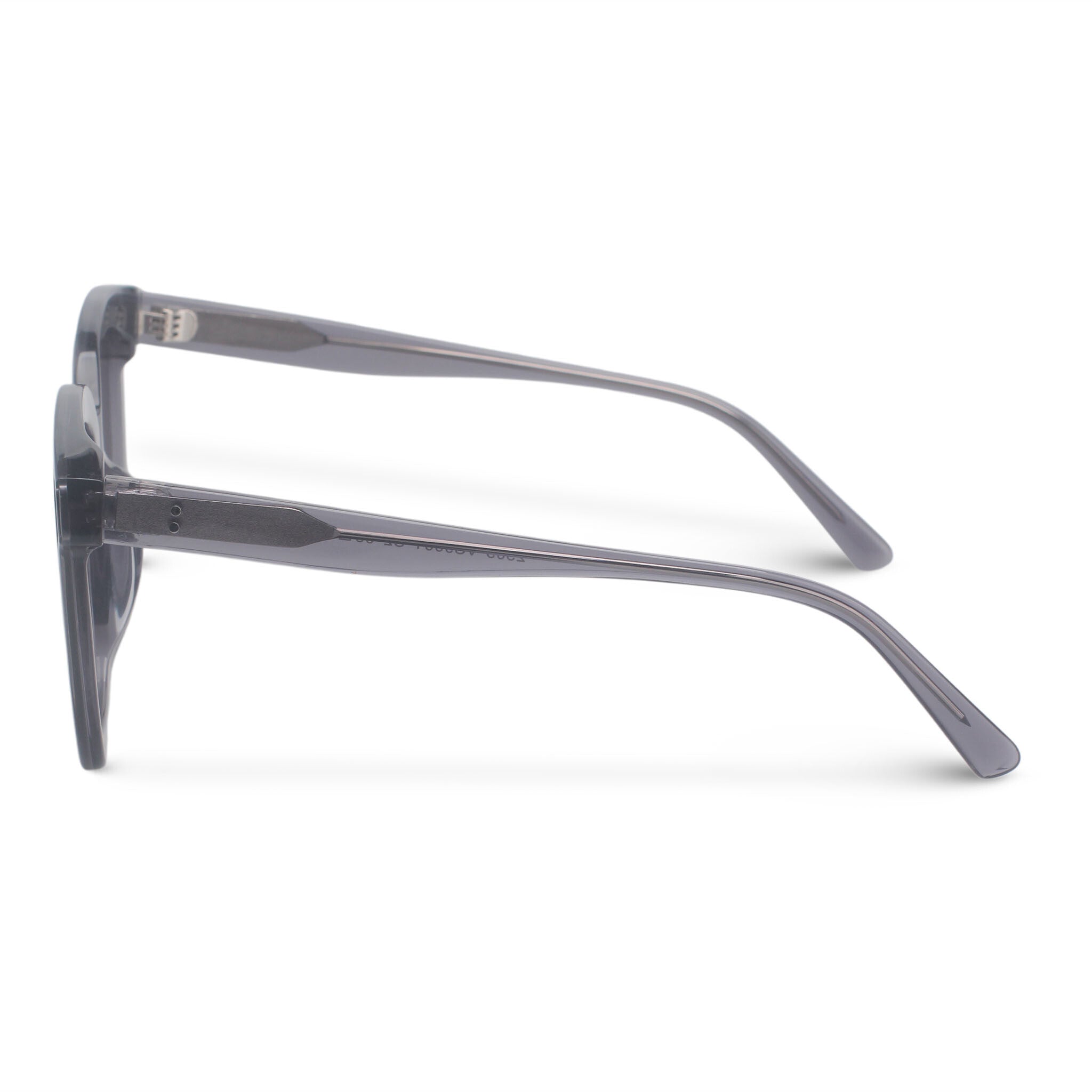 Oversized square grey sunglasses