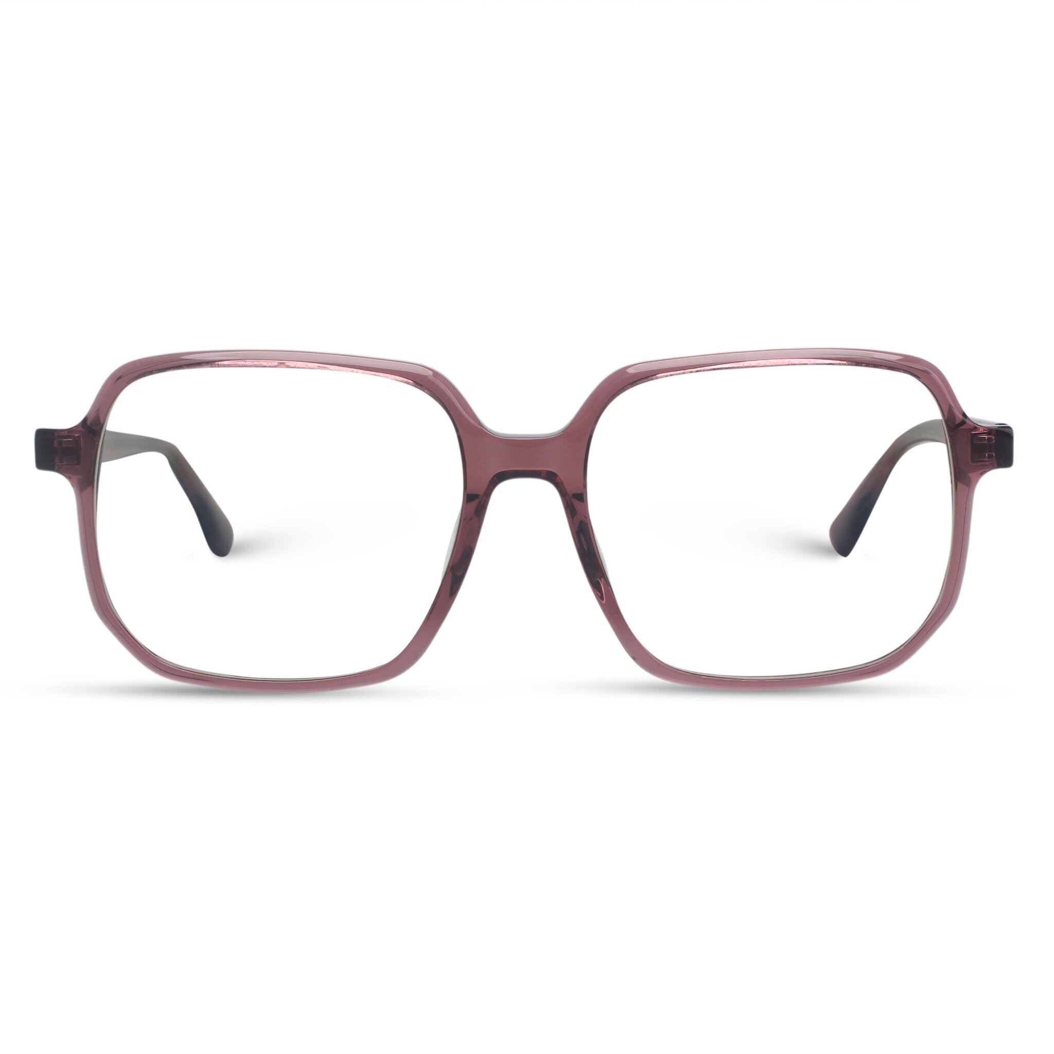pink square eyeglasses