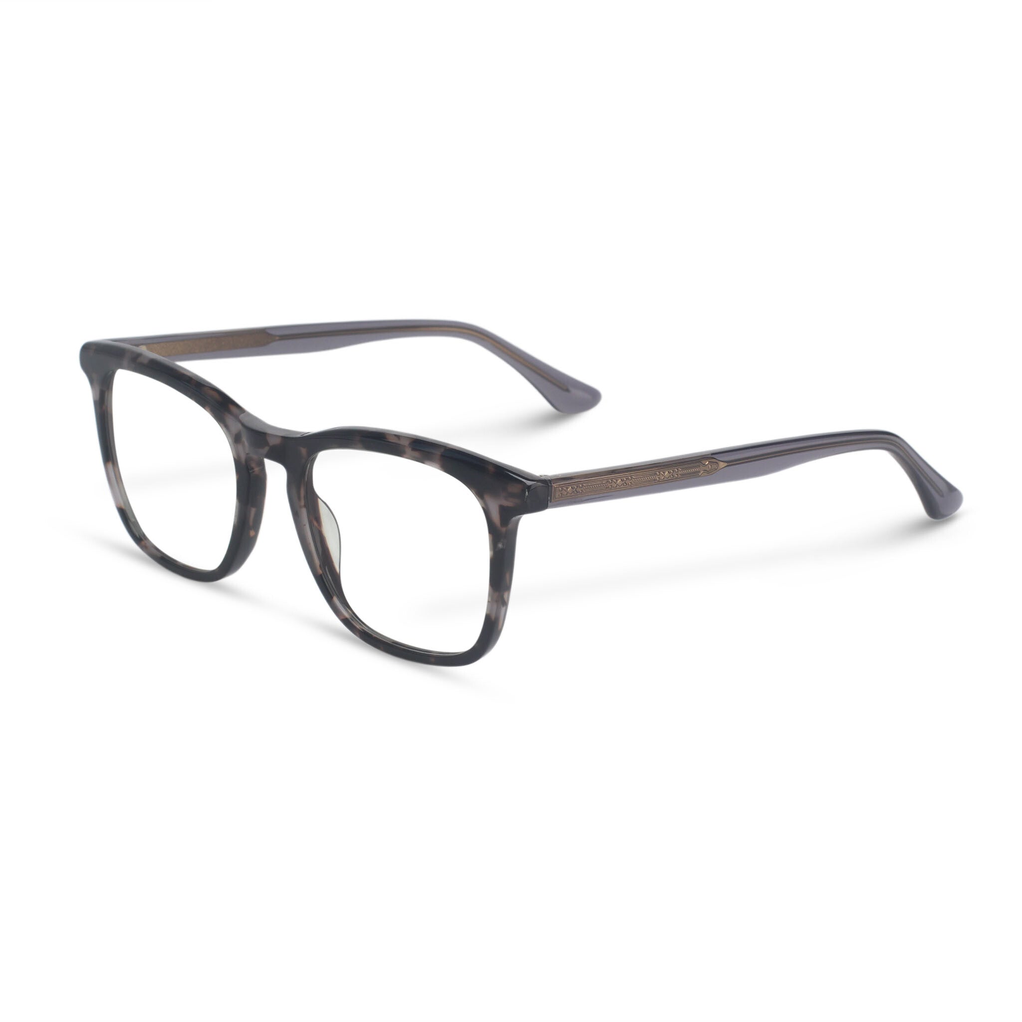 Tortoiseshell plastic eyeglasses