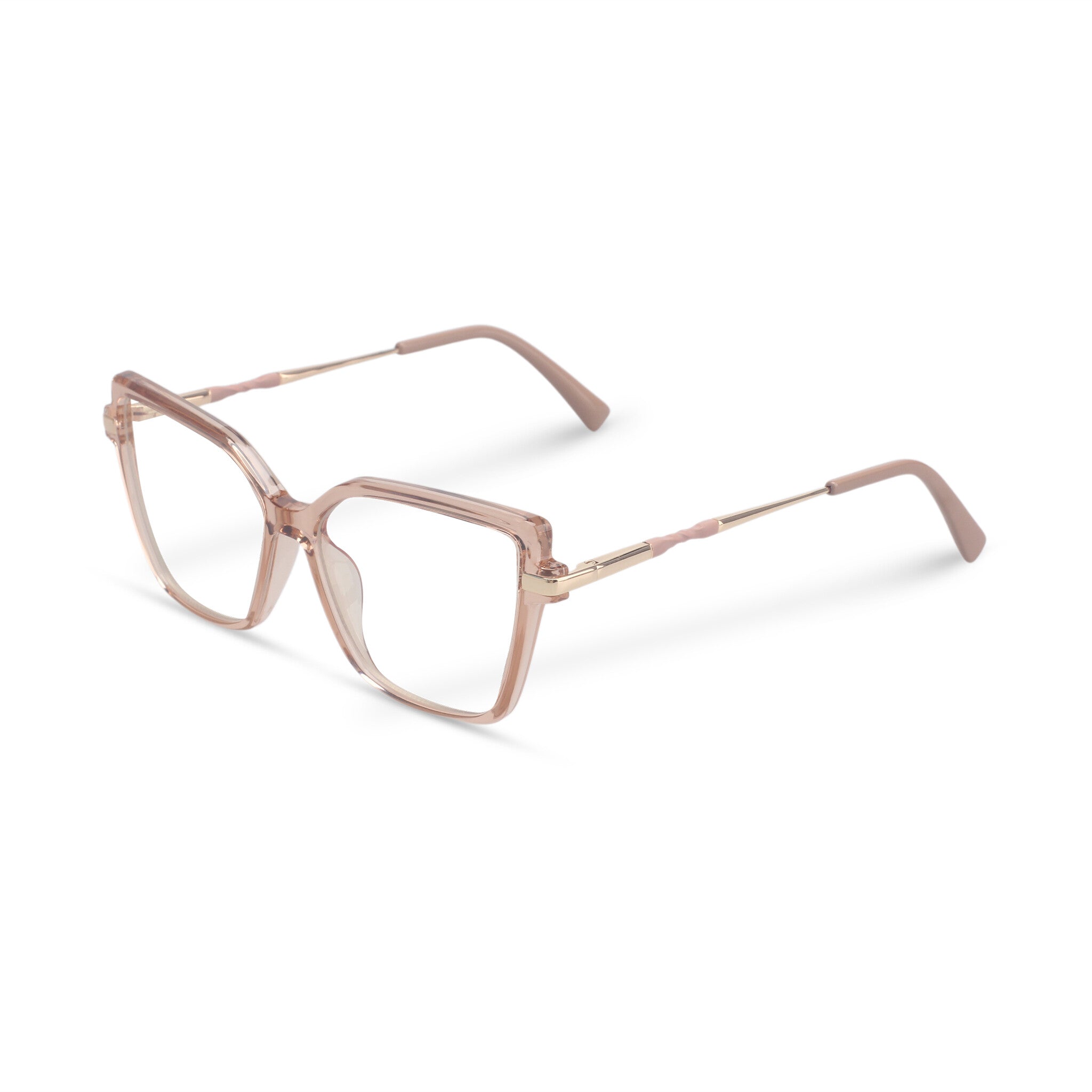 Women Cat-Eye pink eyeglasses