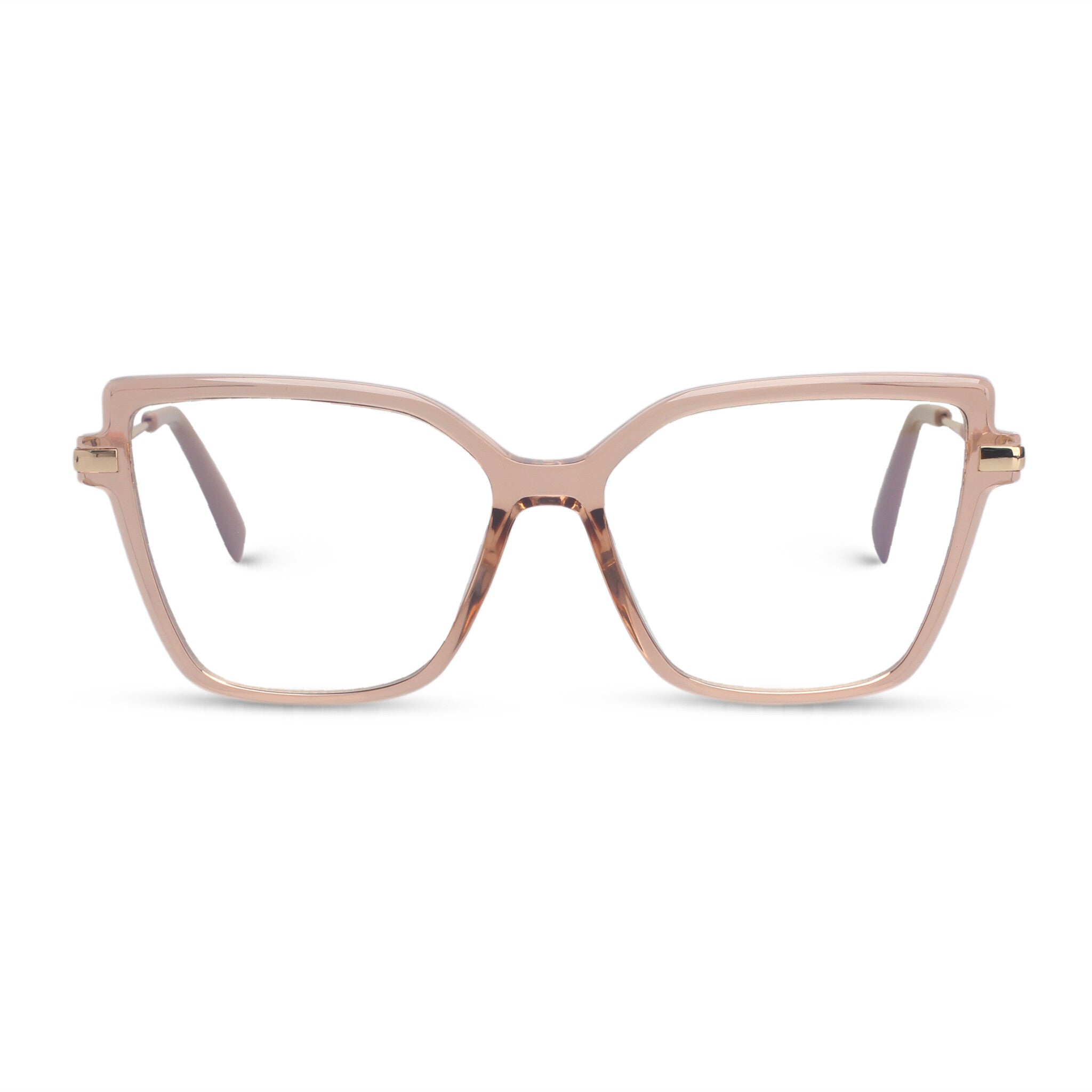 Women Cat-Eye pink eyeglasses