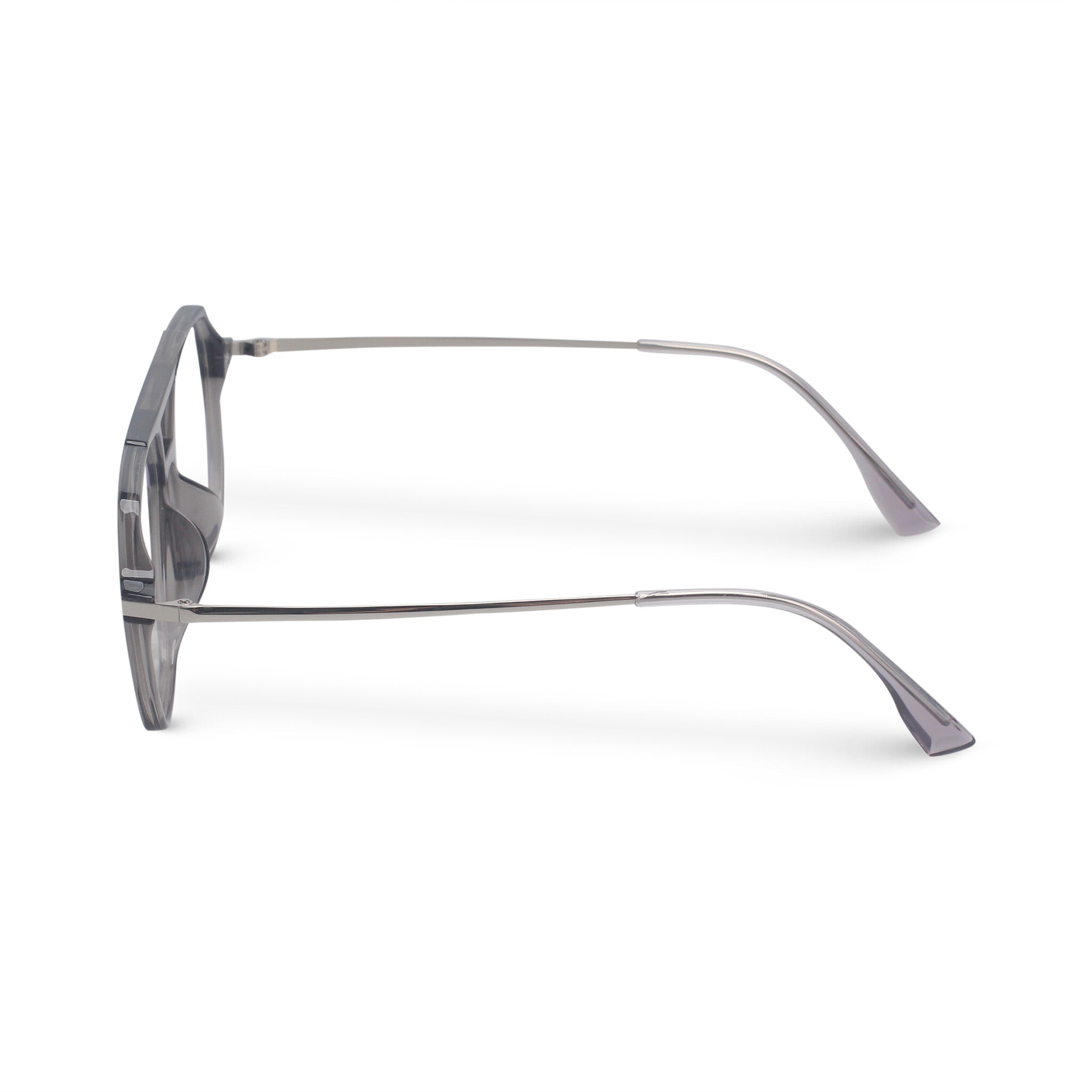 Aviator grey eyeglasses