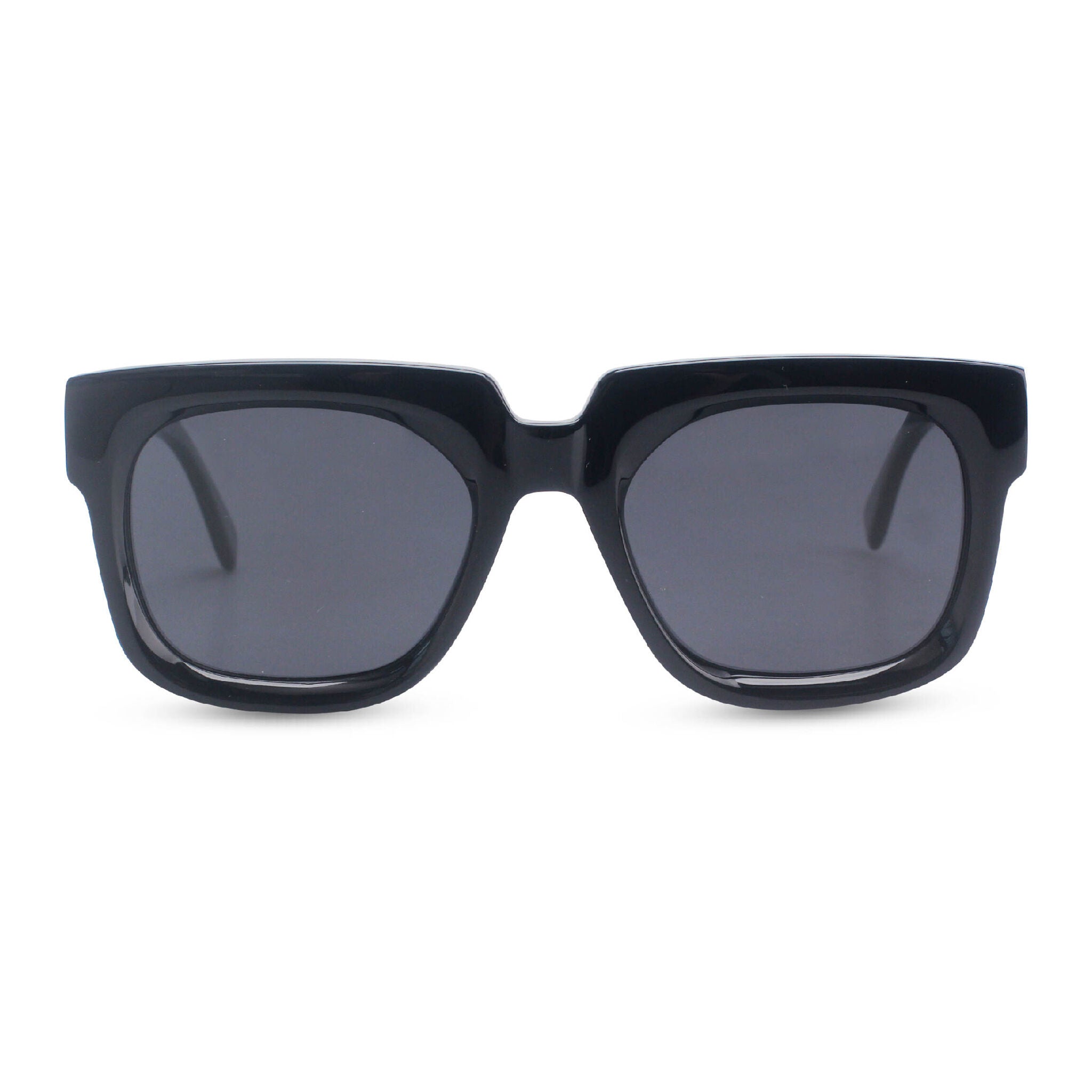 Oversized square black sunglasses