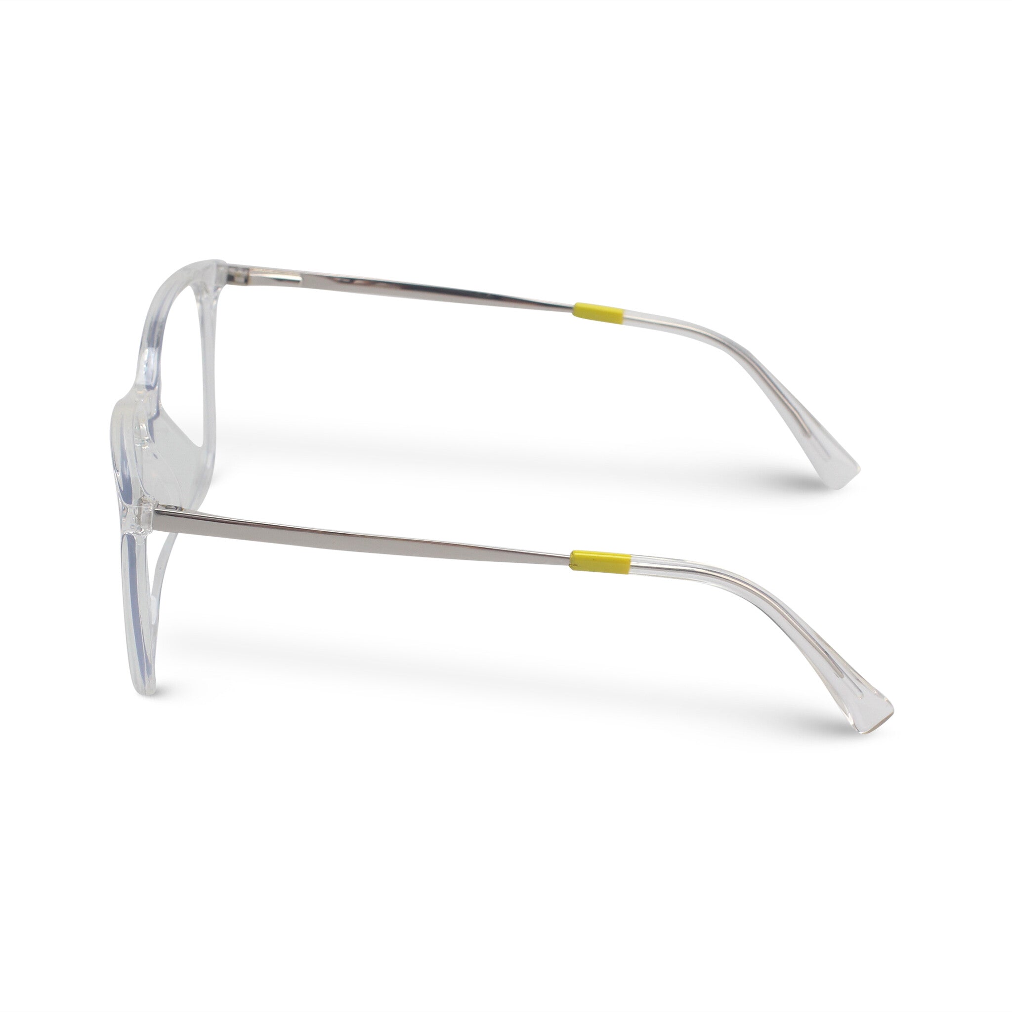 Classic square transparent eyeglasses