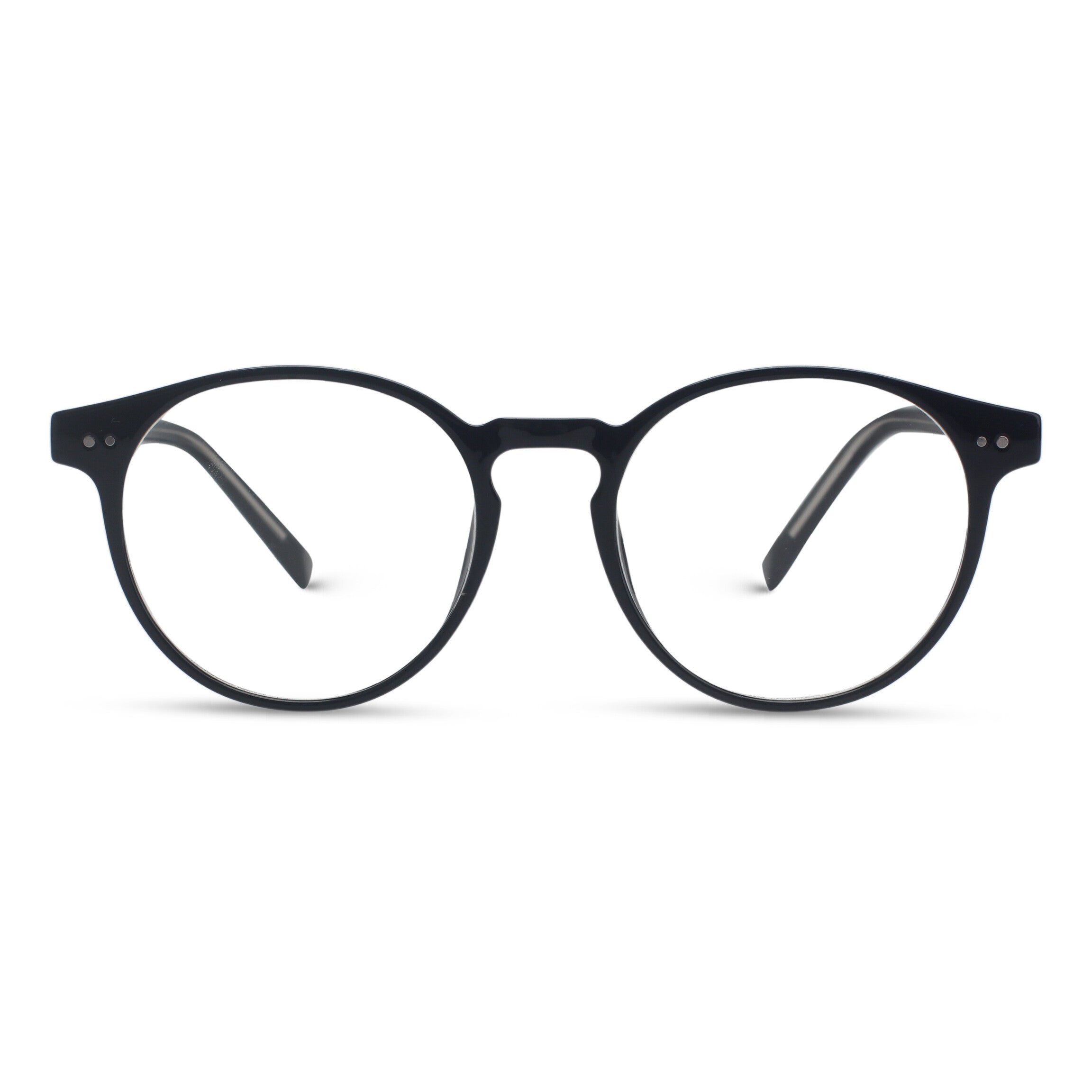 Classic round black eyeglasses