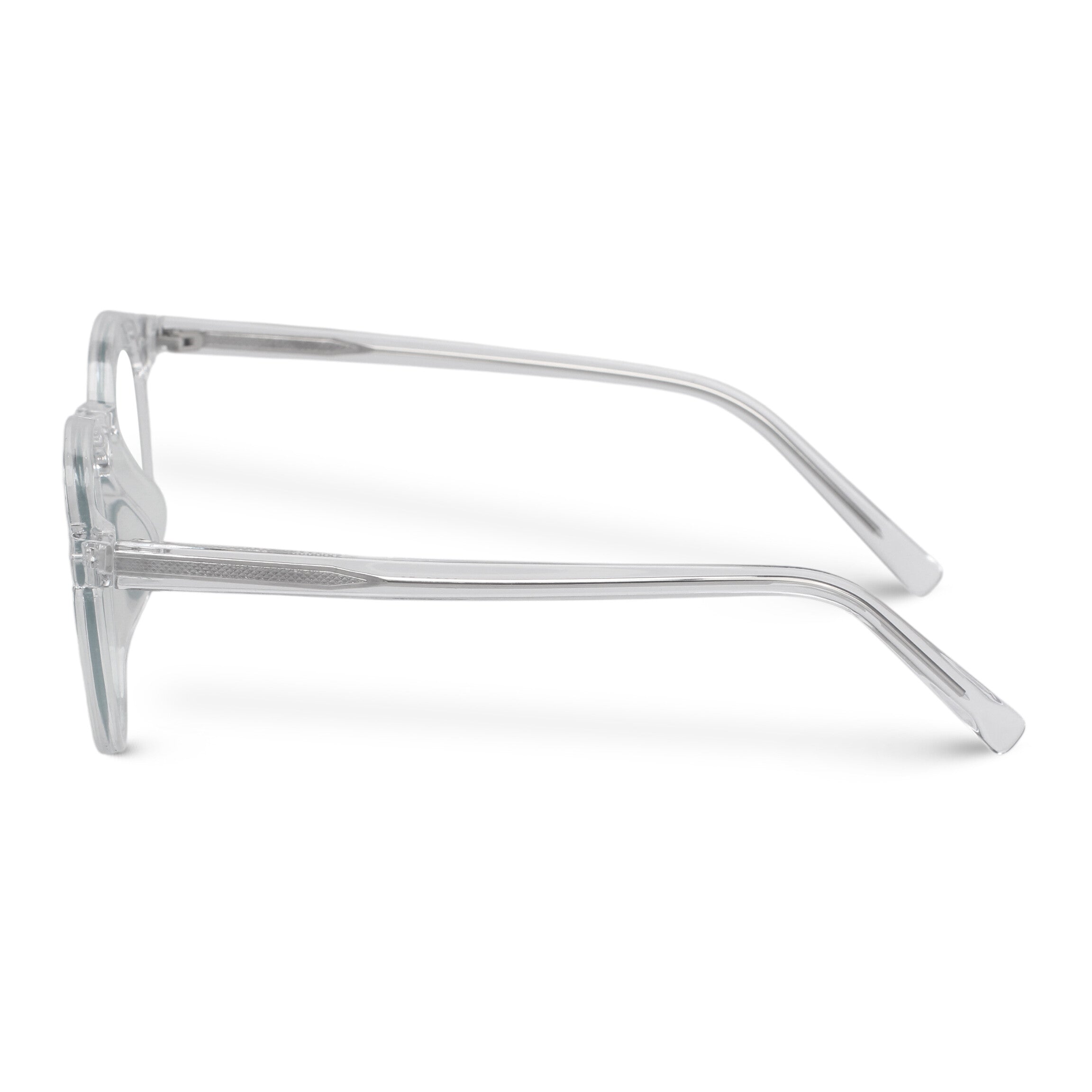 Classic round transparent eyeglasses