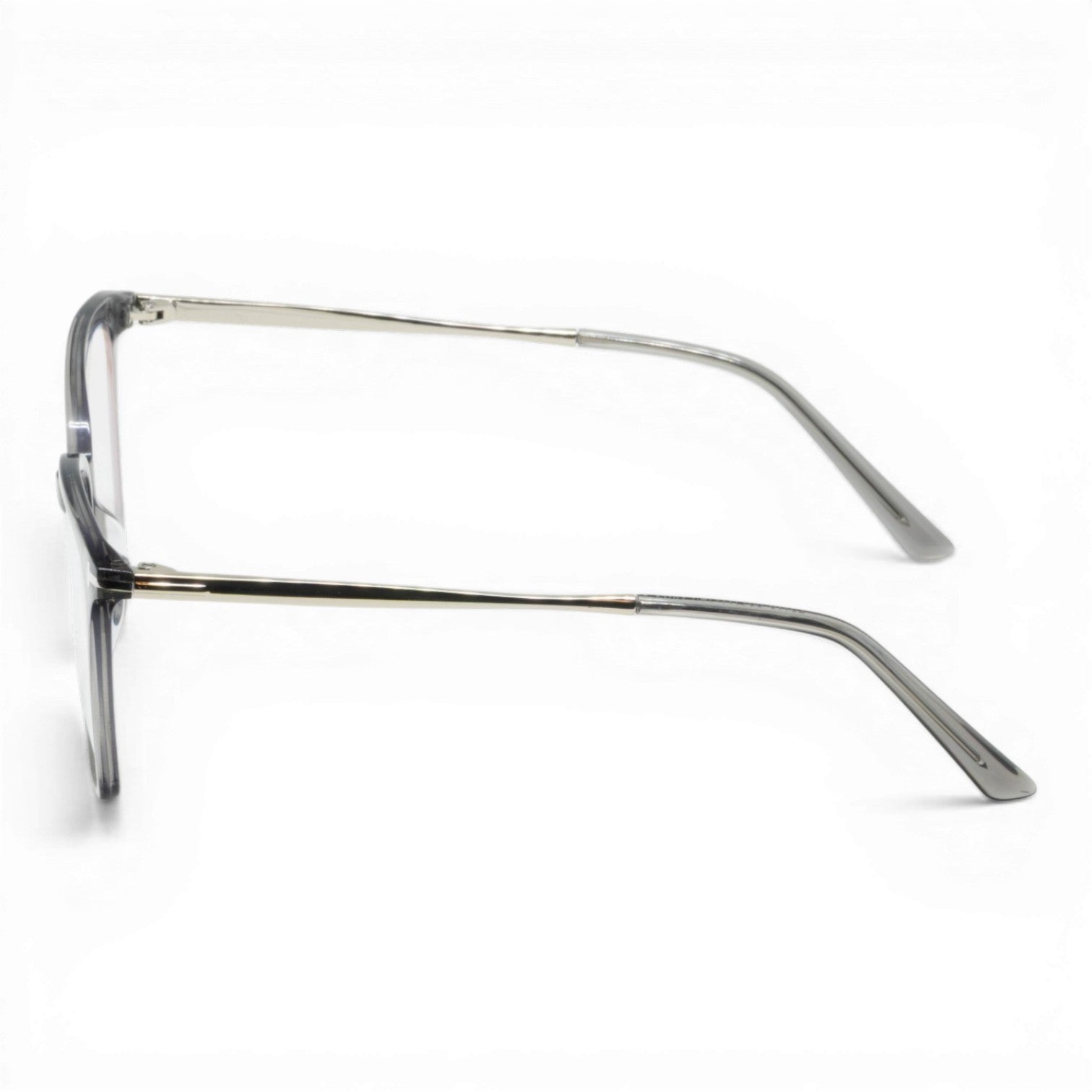 Grey square glasses