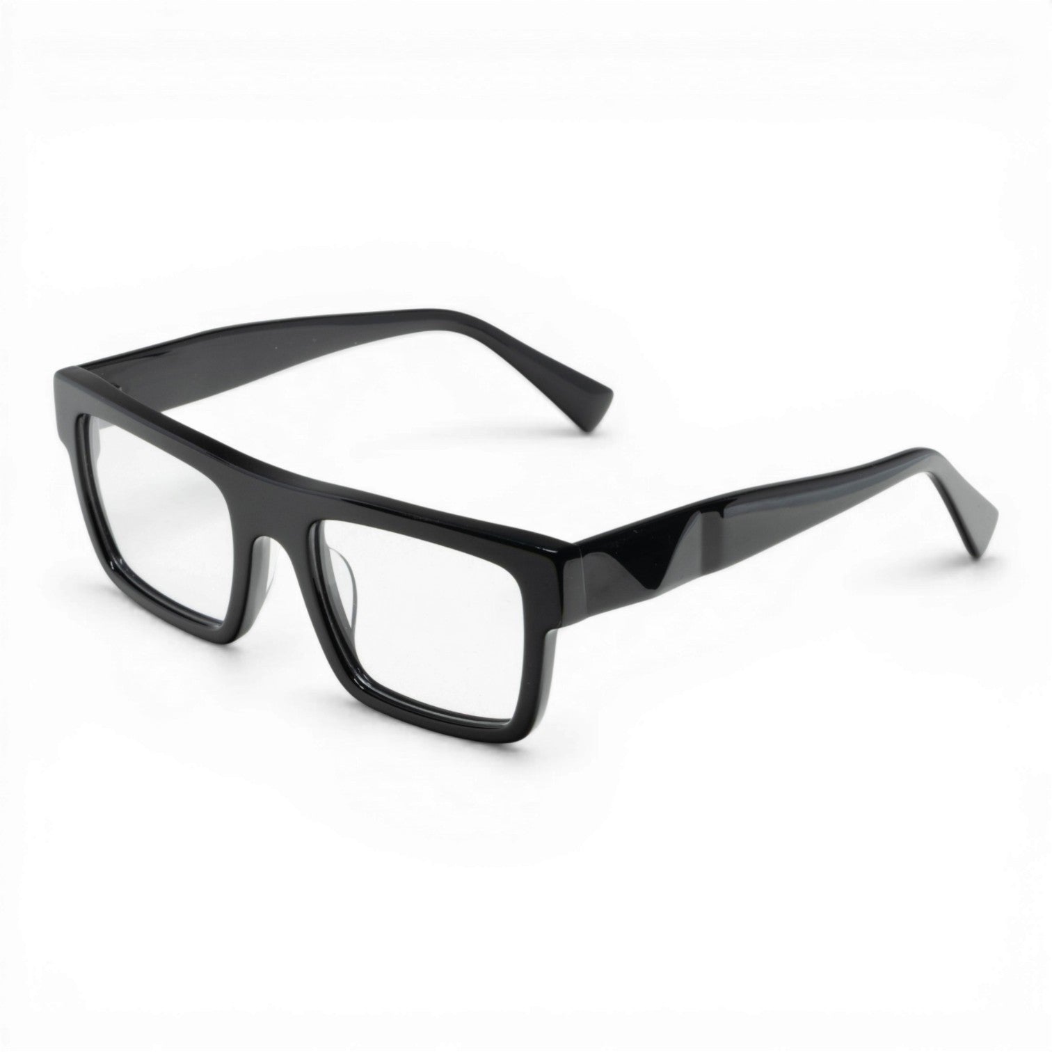 recatnagle black glasses